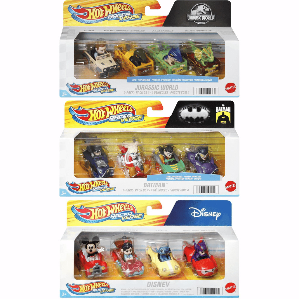 Kit C Carrinhos Hot Wheels Racer Verse Modelos Sortidos Mattel