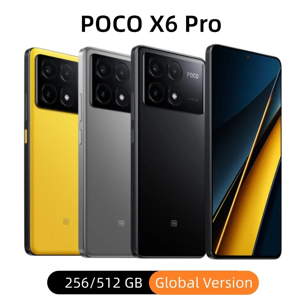 Xiaomi Poco X6 Pro NFC 5G Memória Expansível Global 256GB 8RAM