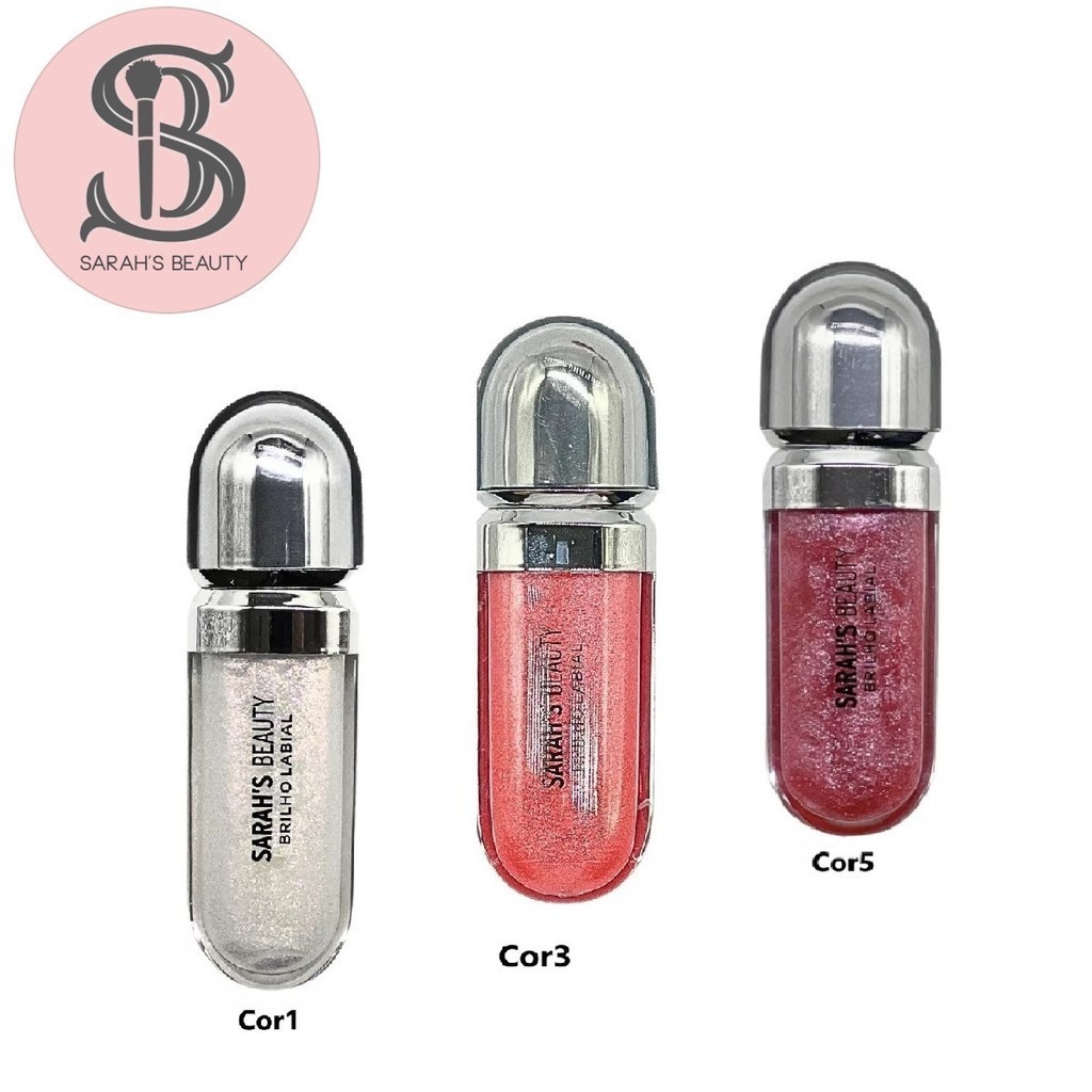 Kit Gloss Labial Sarahs Beauty Lip Glos Brilho Shopee Brasil