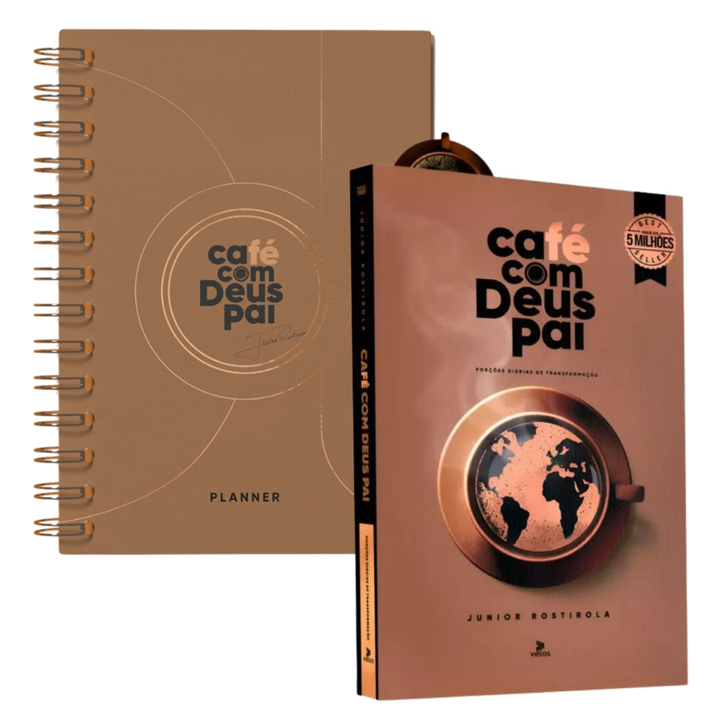 Kit Livro Devocional Caf Deus E Planner Caf Deus Pai Junior