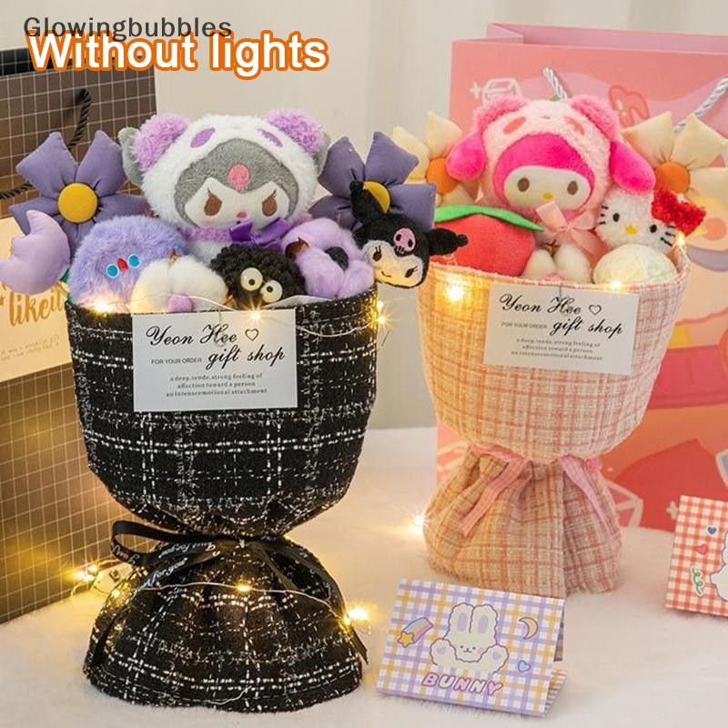 Glowingbubbles Sanrio Kuromi Pel Cia Kt Buqu De Flores Dos Desenhos