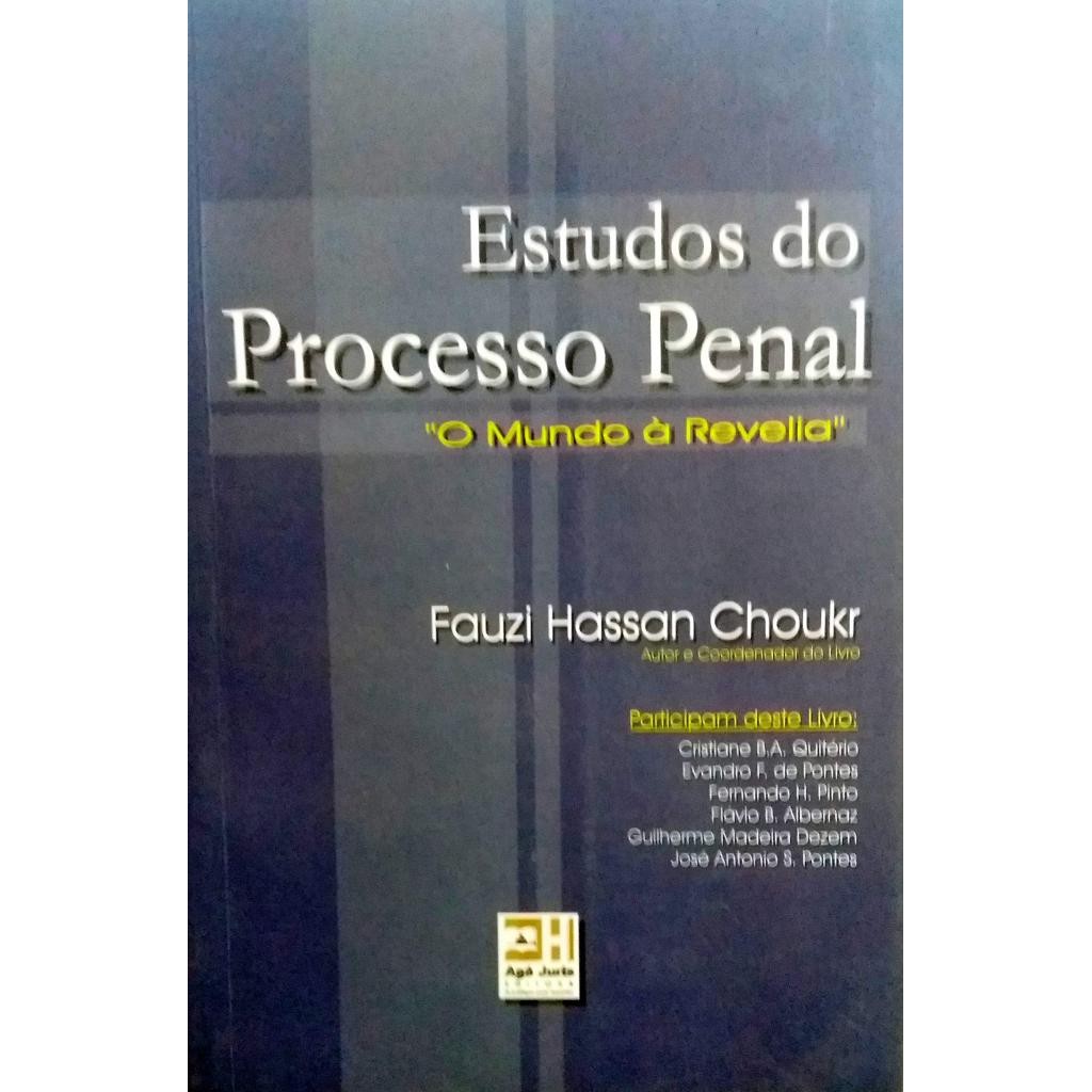 Livro Estudos do Processo Penal O Mundo à Revelia Autor Fauzi