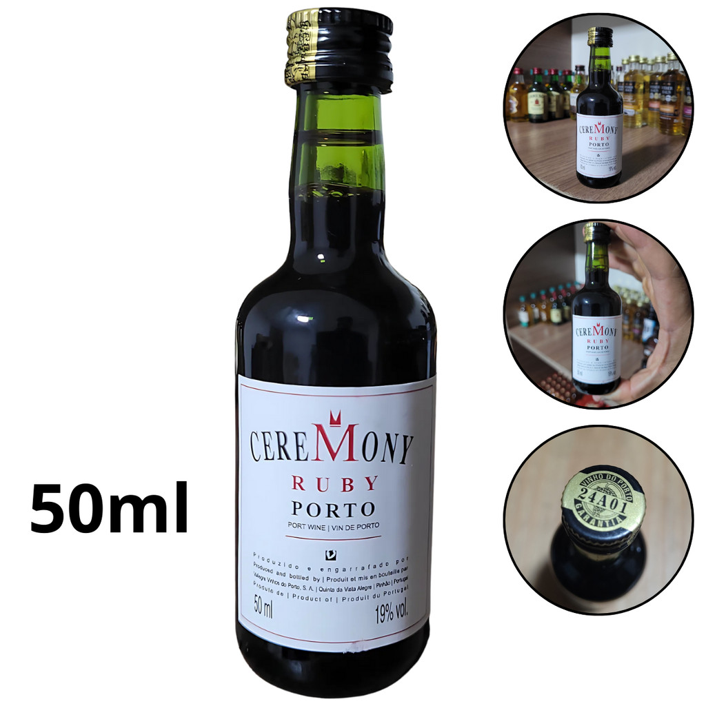 Mini Vinho Do Porto Ceremony Ruby 50ml Shopee Brasil