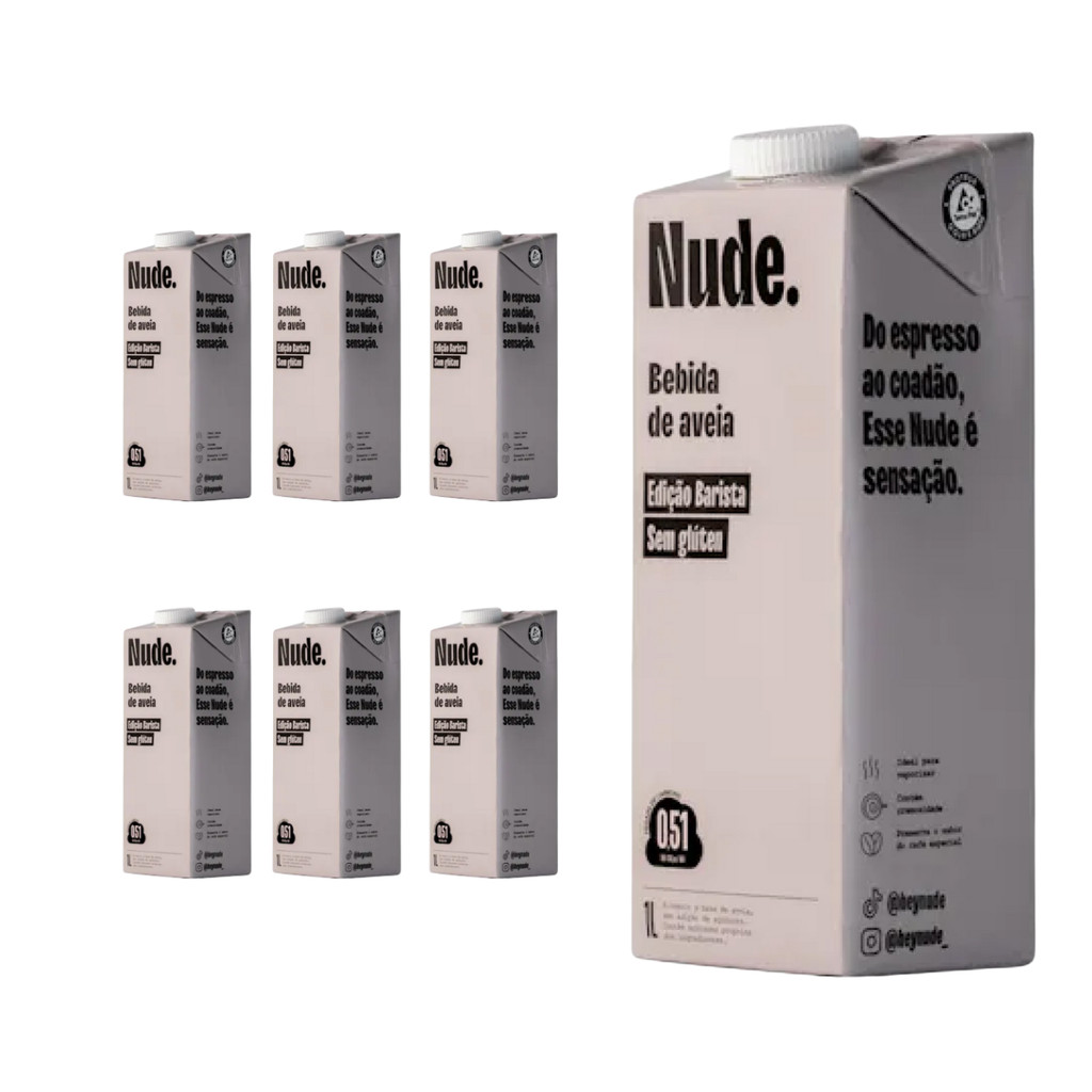 Kit 6x Leite De Aveia Barista Nude 1l Shopee Brasil