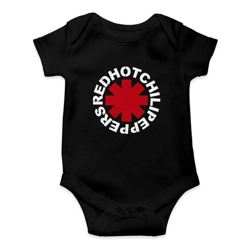 Body Preto Infantil Banda Rock Red Hot Chili Peppers Musica Shopee Brasil