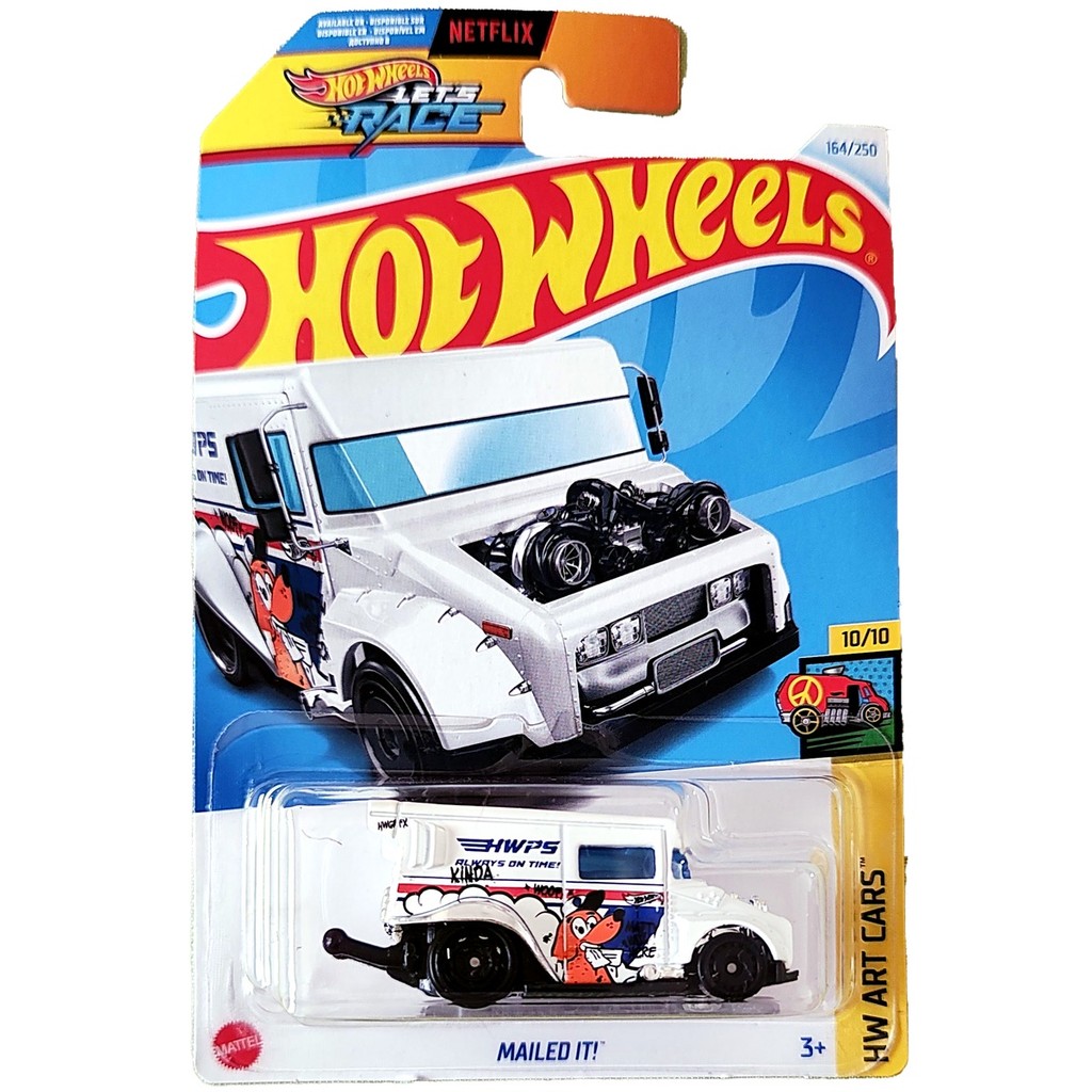 Hot Wheels Básico Mattel Hot Wheels Let s Race HW Art Cars Mailed It
