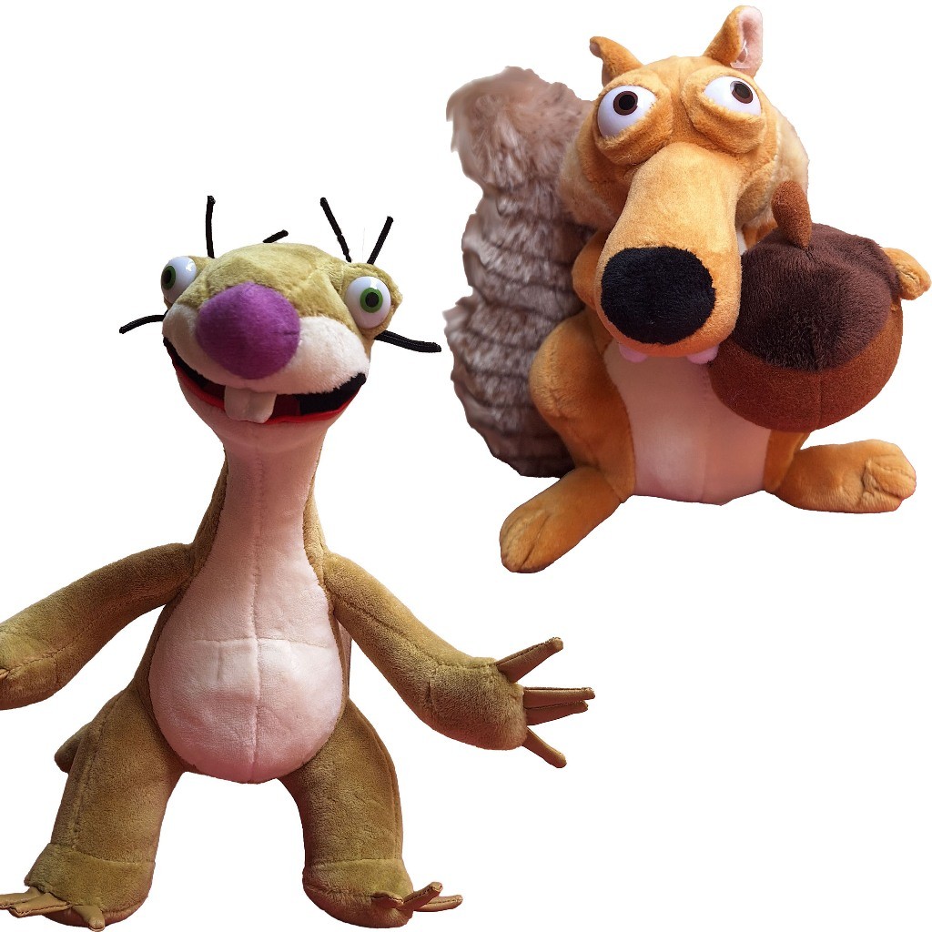 Boneco Pelucia Sid Scrat Era Do Gelo Filme Comedia Shopee Brasil