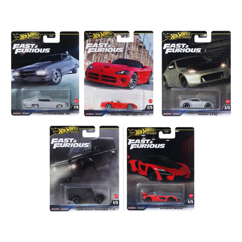 Hot Wheels Premium Velozes E Furiosos Set C 05 Mclare Hnw46 Shopee Brasil