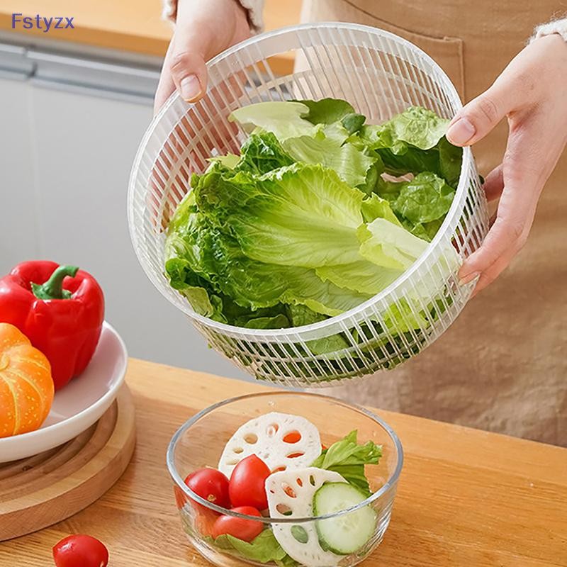 Fstyzx Salad Spinner Secador Vegetal Frutas Cesta De Drenagem De