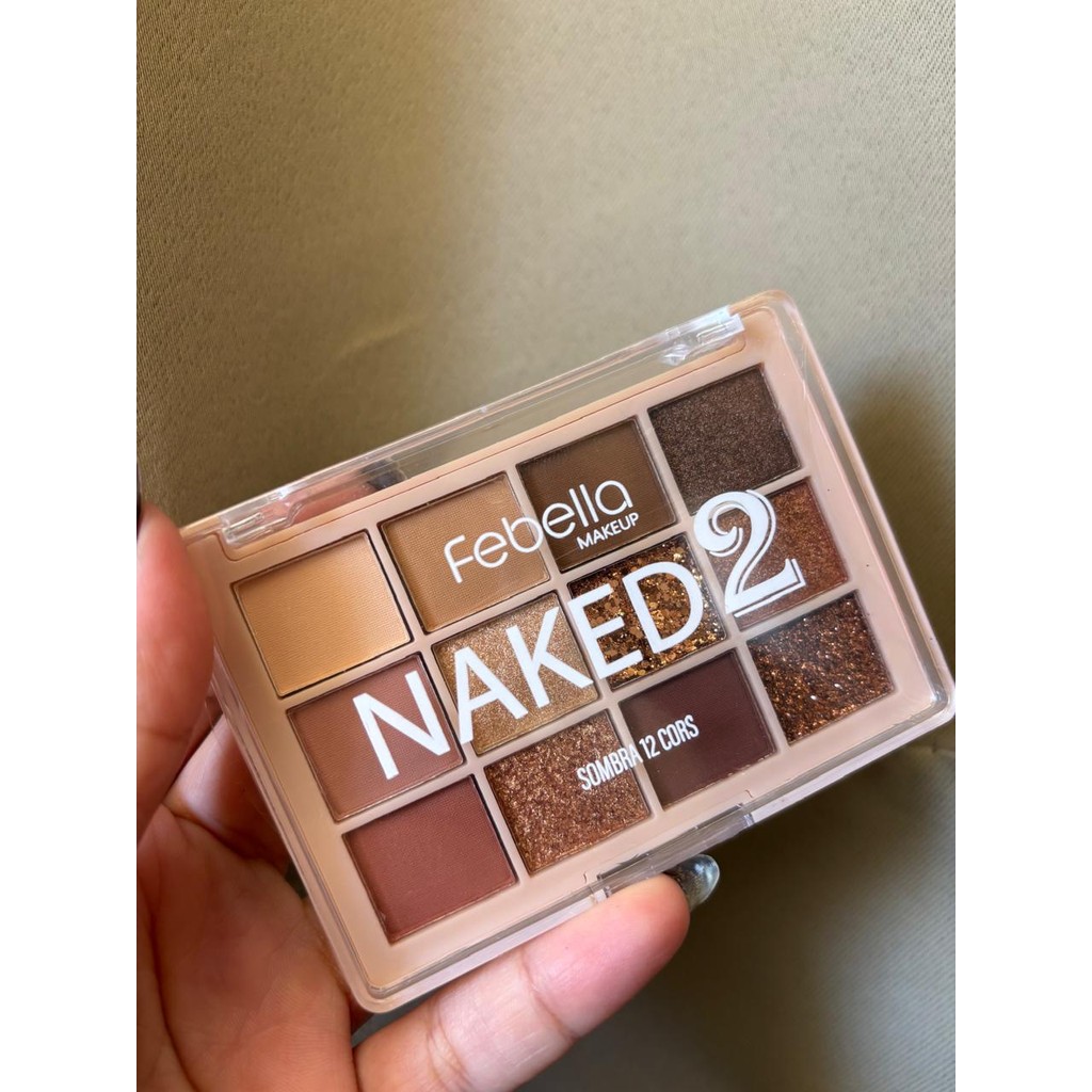 Paleta De Sombras Naked Febella Cores Cor Shopee Brasil