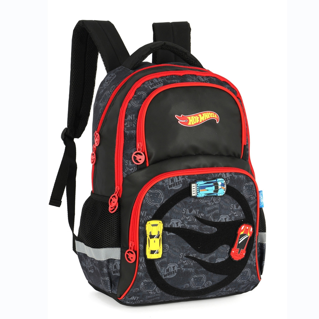 Mochila Juvenil De Costas HOT WHEELS Luxcel MS49981HW Preto Shopee Brasil