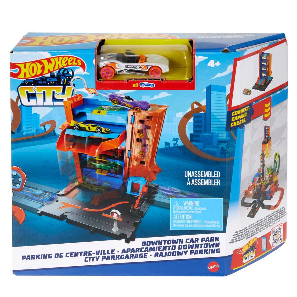 Pista Estacionamento No Centro Da Cidade Carrinho Hot Wheels City