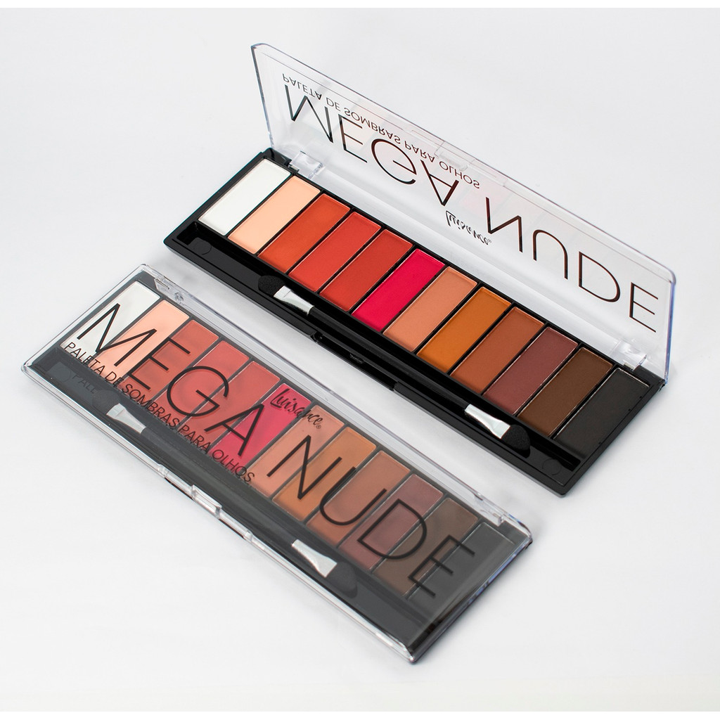 Paleta De Sombras Mega Nude Cores LUISANCE Shopee Brasil