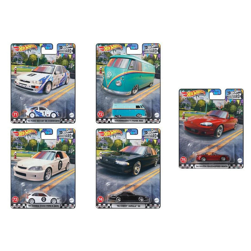 Escala Hot Wheels Rodas Quentes Boulevard Premium Ford