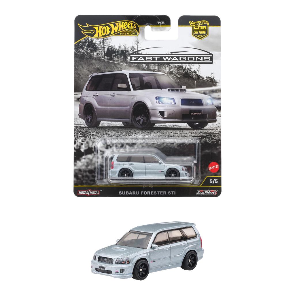 Hot Wheels Car Culture Fast Wagon Subaru Forester STI Veículo Brinquedo