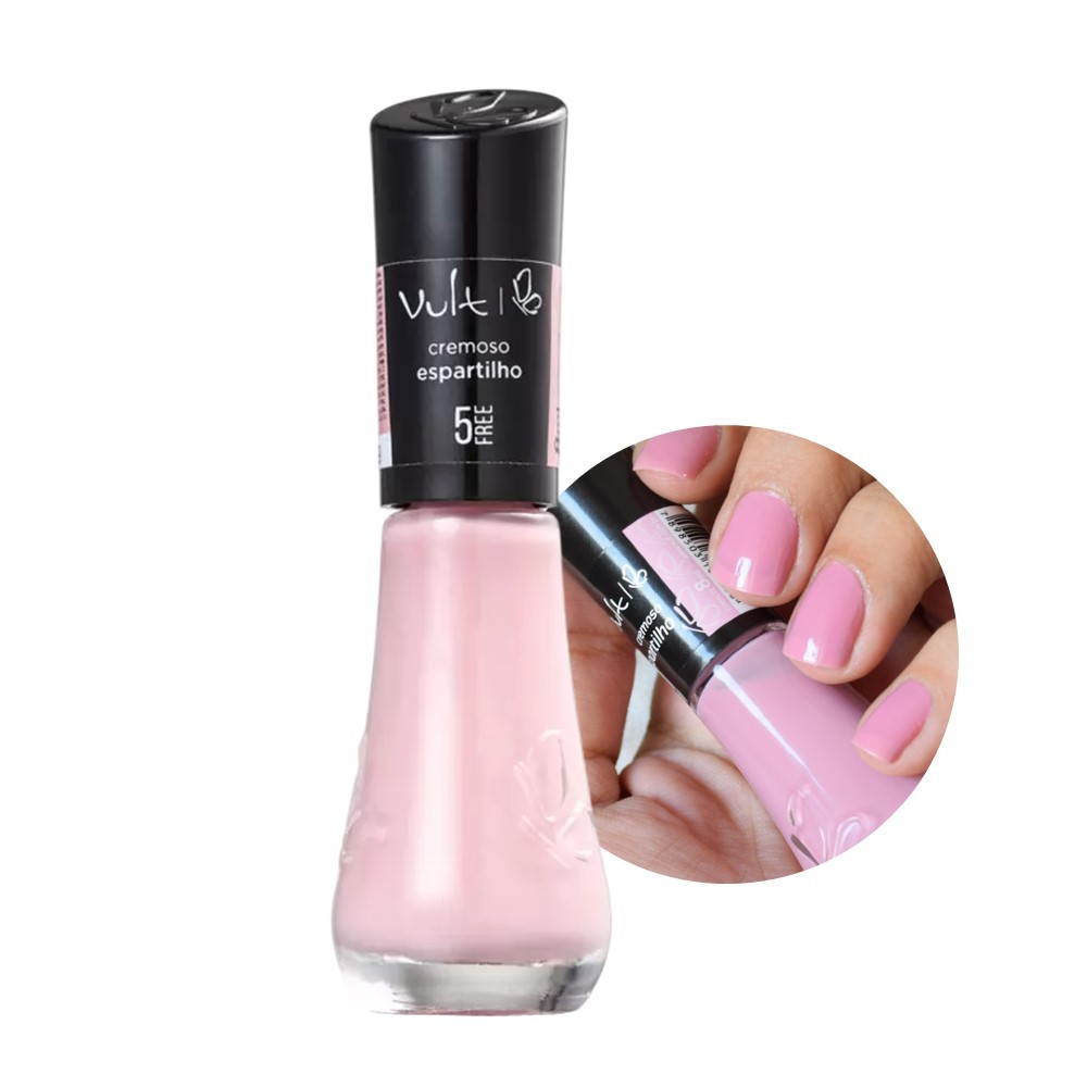 Esmalte Nude Cremoso Efeito Gel 5Free Espartilho Vult 8ml Shopee Brasil