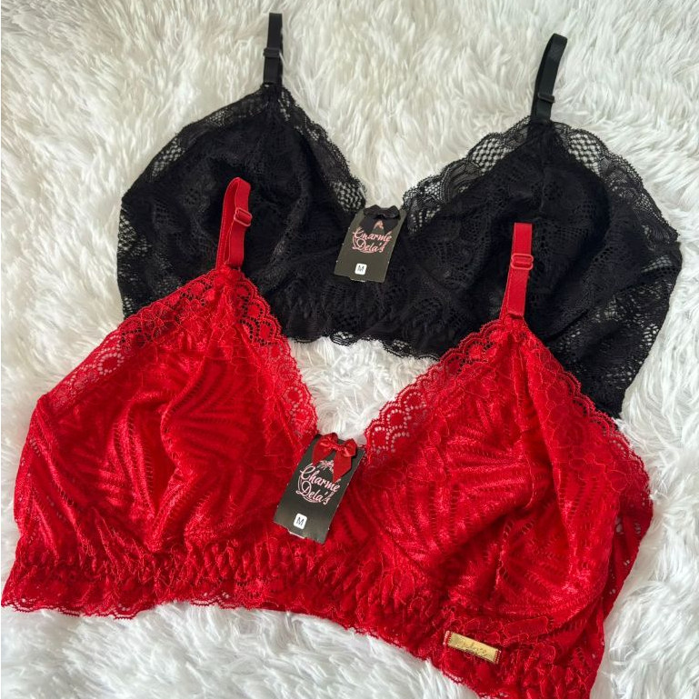 KIT 2 Sutian De Renda Alcinha Lingerie Virginia Shopee Brasil