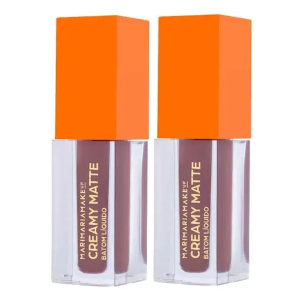 Kit Batom Líquido Creamy Matte Mari Maria Rose Nude ml Shopee Brasil
