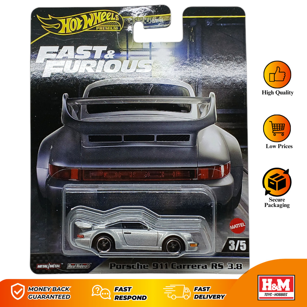 Hot Wheels Premium Velozes E Furiosos Porsche Carrera RS HNW