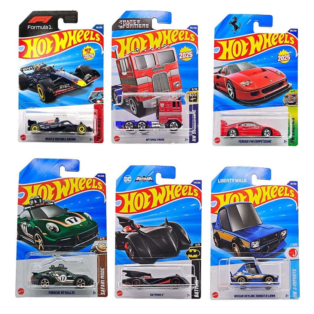 Hot Wheels Carrinho Miniatura Colecionável Á Escolha Lote 2025 Coleção