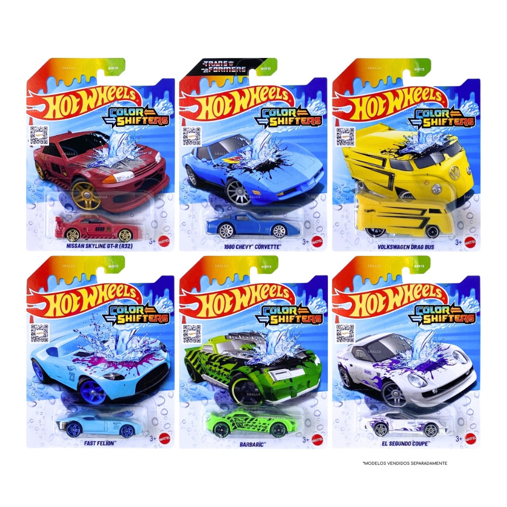 Hot Wheels Color Shifters Muda De Cor Mattel Shopee Brasil