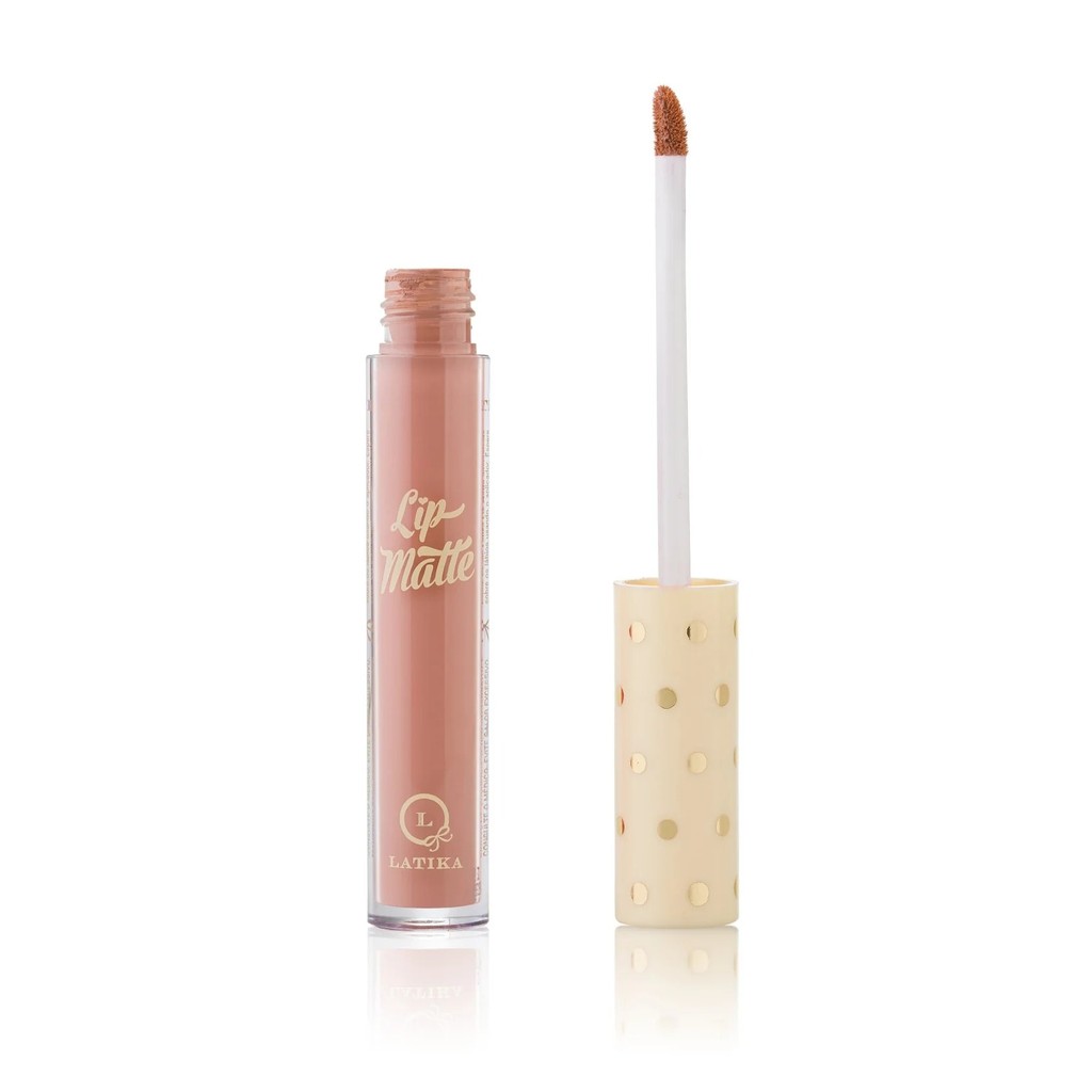 Latika Batom L Quido Latika Lip Matte Nude N Shopee Brasil