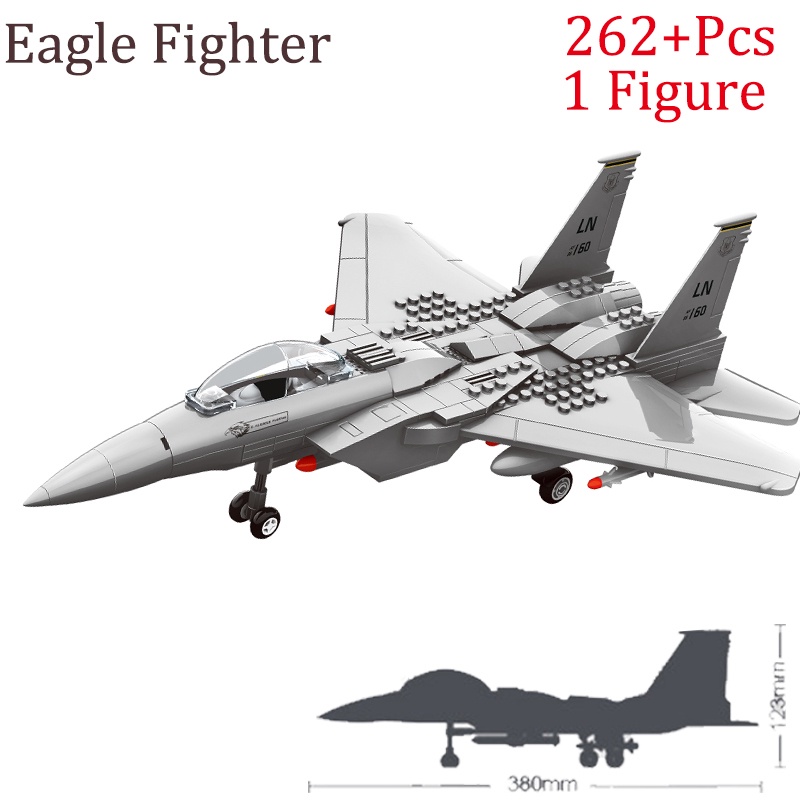 Avi O Do Ex Rcito Wz Combatente Militar F Eagle Fighter J Blocos