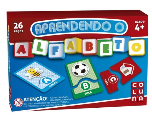 Jogo Letras Do Alfabeto Aprender A Ler Brincando E Educando Shopee Brasil