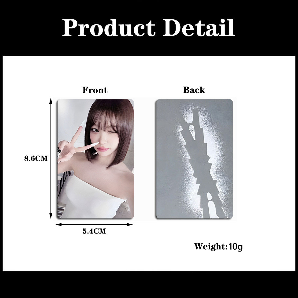Kpop LESSERAFIM 5o Mini Álbum HOT Cartão Pequeno De Colecionador