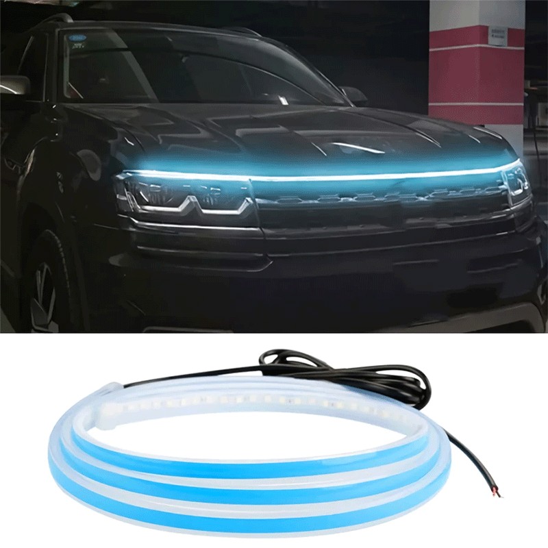 Faixa De Luzes LED Do Capô Carro 1 1 2 1 5 1 8 2m Decorativas Da