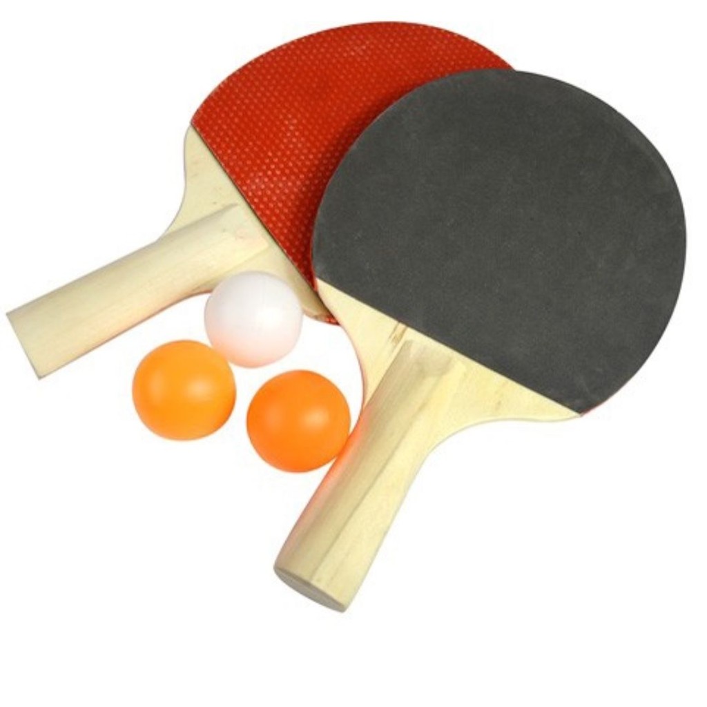 Kit Ping Pong Completo Raquetes e Bolinhas para Tênis de Mesa