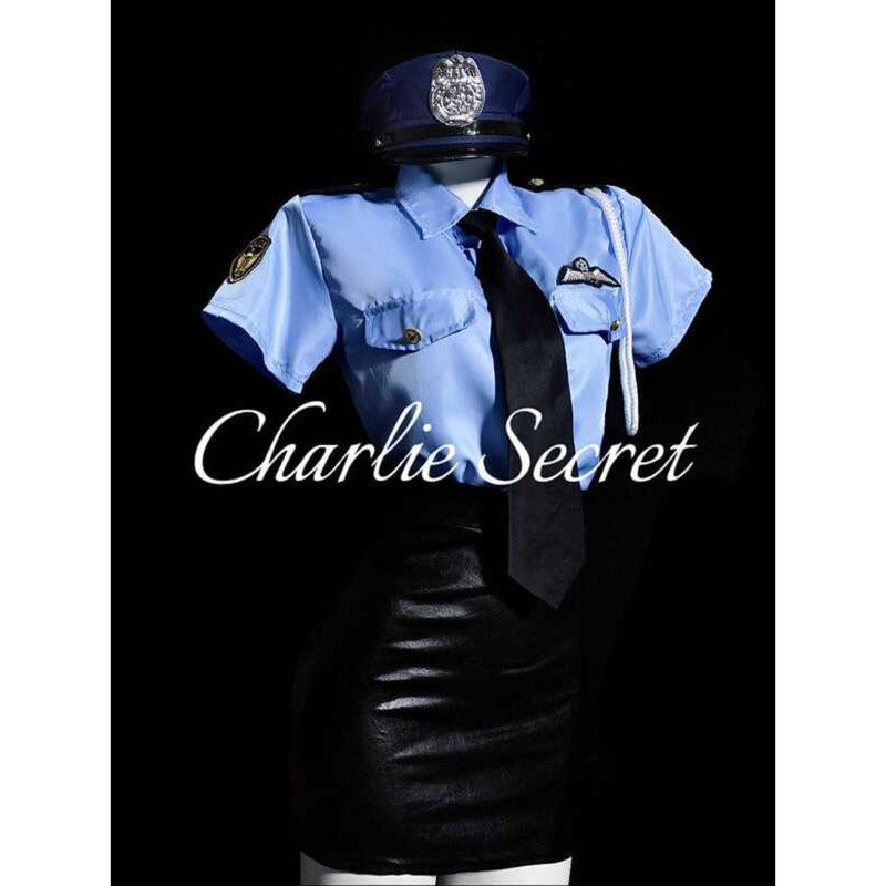 Chá guaxinim segredo policial uniforme sexy Cosplay Lingerie sexy