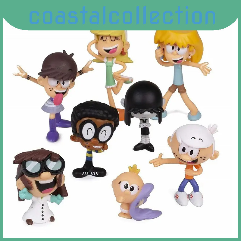 House Loud Os Personagens Em Um Conjunto De Figuras De Pvc De 5 8 Cm