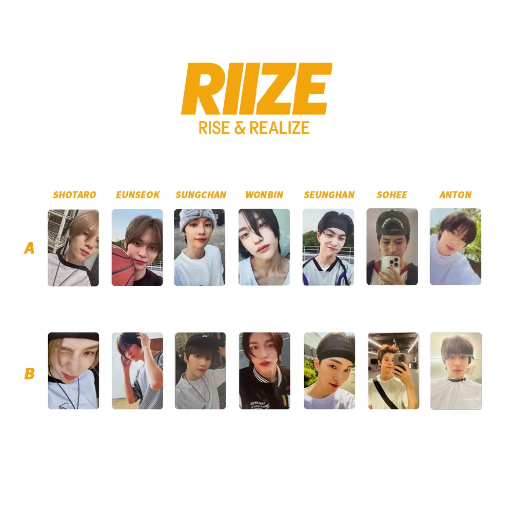 Riize Get A Guitar St Single Rise Realize Photocard Shopee Brasil