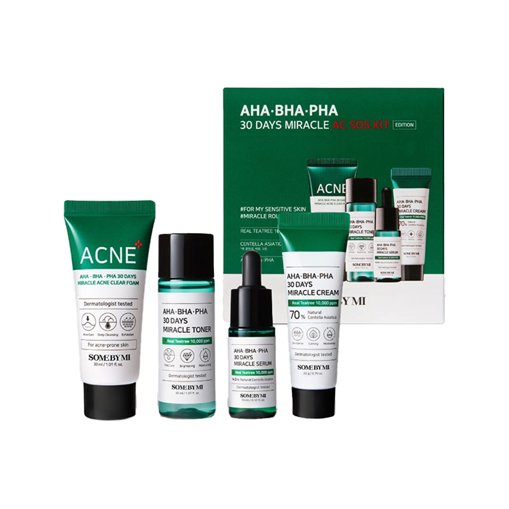 Some By Mi Aha Bha Pha Days Miracle Ac Sos Kit Shopee Brasil