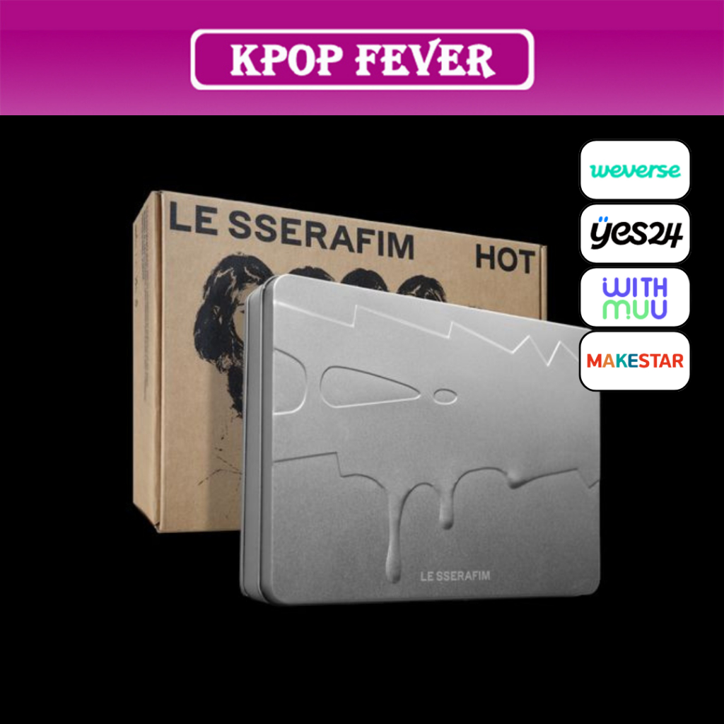 Le Sserafim Hot Th Mini Album Tin Case Ver Shopee Brasil