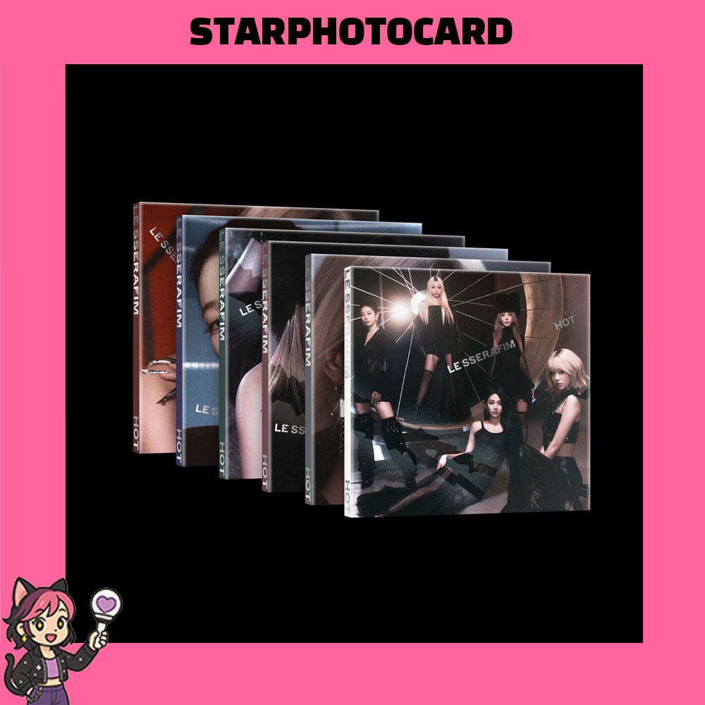 READY STOCK LE SSERAFIM 5TH MINI ALBUM HOT COMPACT Ver Shopee Brasil