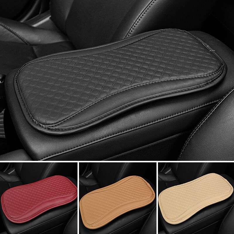 Universal Leather Car Armrest Caixa De Couro Para Carro Almofada