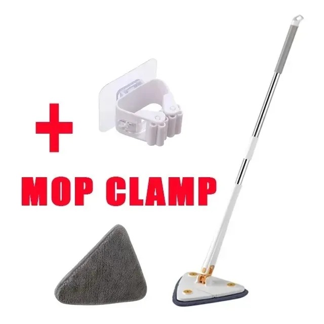 Esfreg O Triangular Telesc Pico Mop De Limpeza Girat Rio