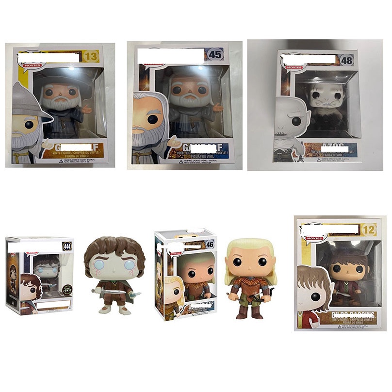 Funko Pop O Senhor Dos Anéis Gandalf Frodo Baggins Aragorn Hobbit