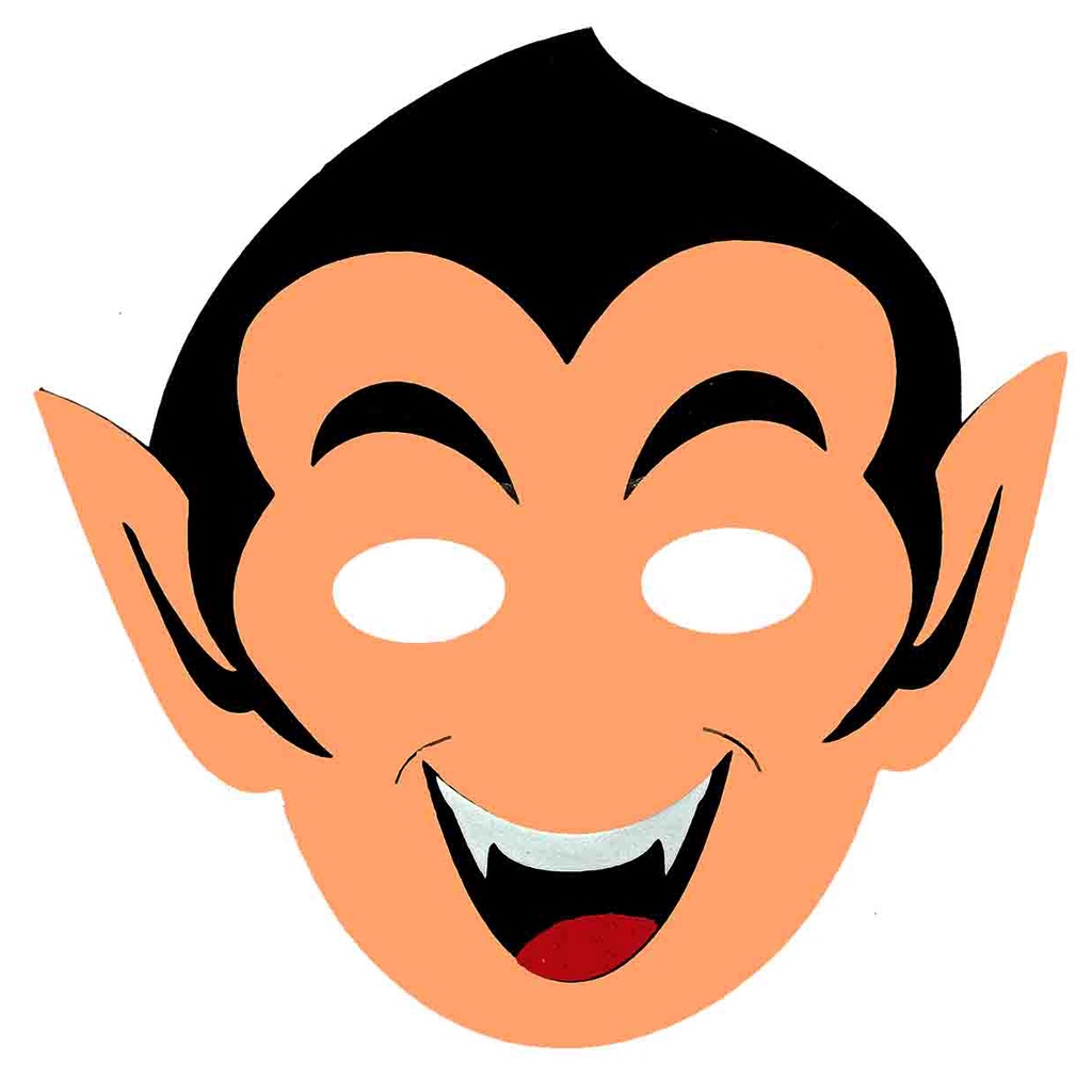 Máscara Vampiro Halloween dia das Bruxas