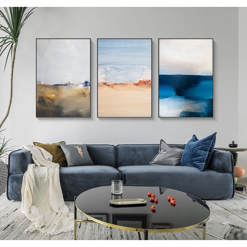 Quadros Decorativos Trio Kit 3 peças Grandes 90x60 ou 60x40 mais de 50 opções de imagens Quadro decorativo Sal