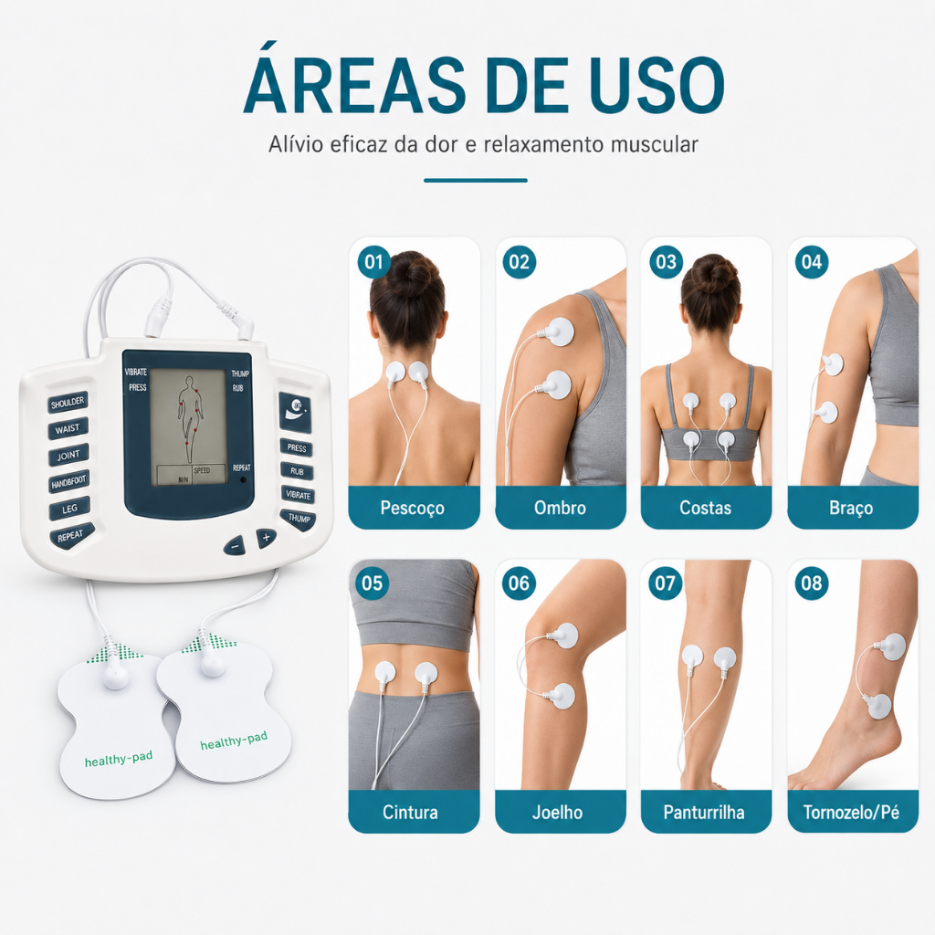massagem com o massageador Níveis de Intensidade Bivolt massageador de meridianos massageador muscular massage