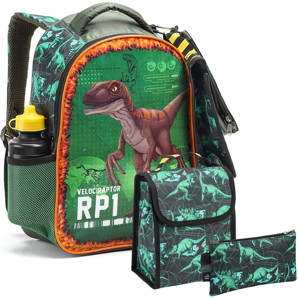 Mochila infantil Kawaii – Dinossauro fofo de jardim de infância para  meninos – Bolsa escolar pequena com alça no peito, , G com o Melhor Preço é  no Zoom