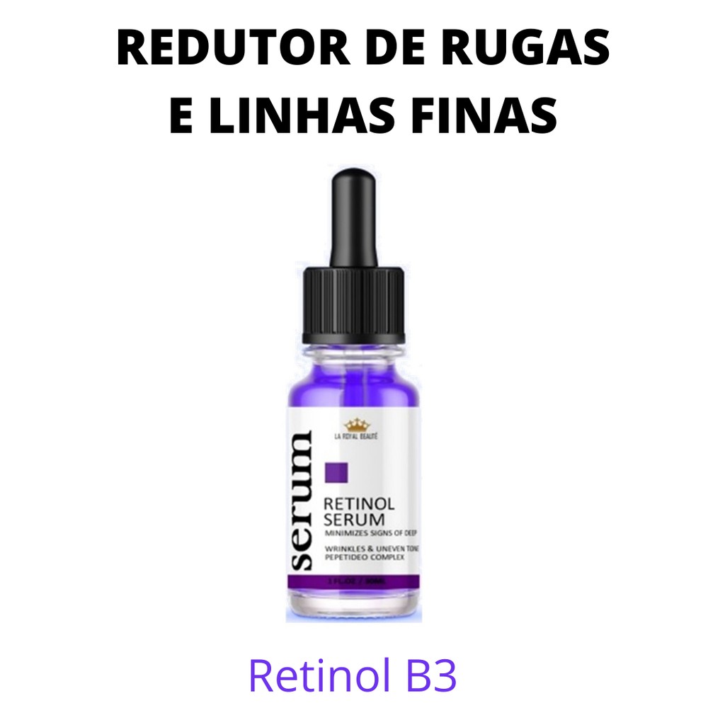 Sérum Concentrado Anti-Idade Retinol B3 30ml