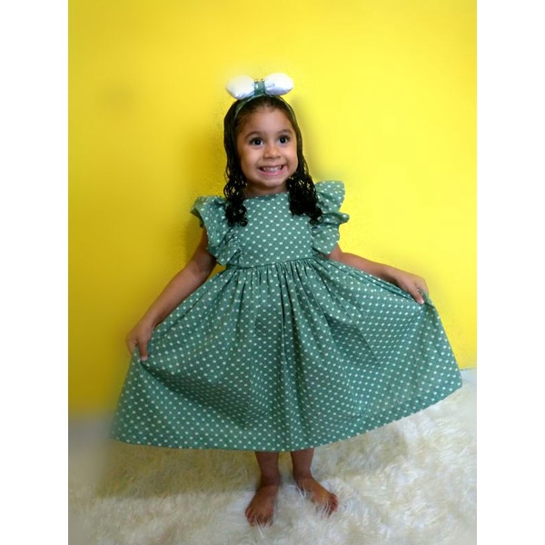 Vestido luxo infantil store atacado