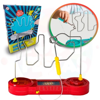 Jogo Desafio Labirinto Do Choque Brinquedo Com Som e Luz Educativo Choque Elétrico