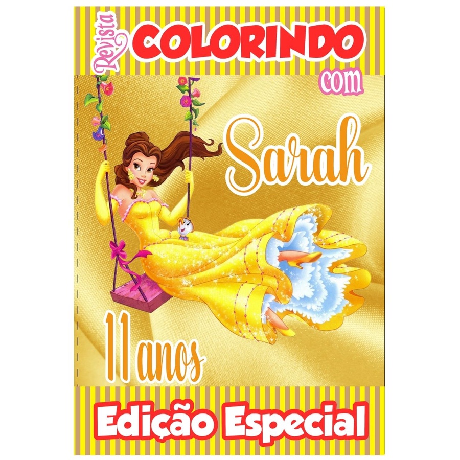 10 Livros De Colorir Personalizado / Revistinha de Colorir - Tema