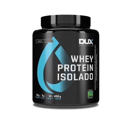 Whey Protein Isolado Chocolate – Pote 450g Dux Nutrition