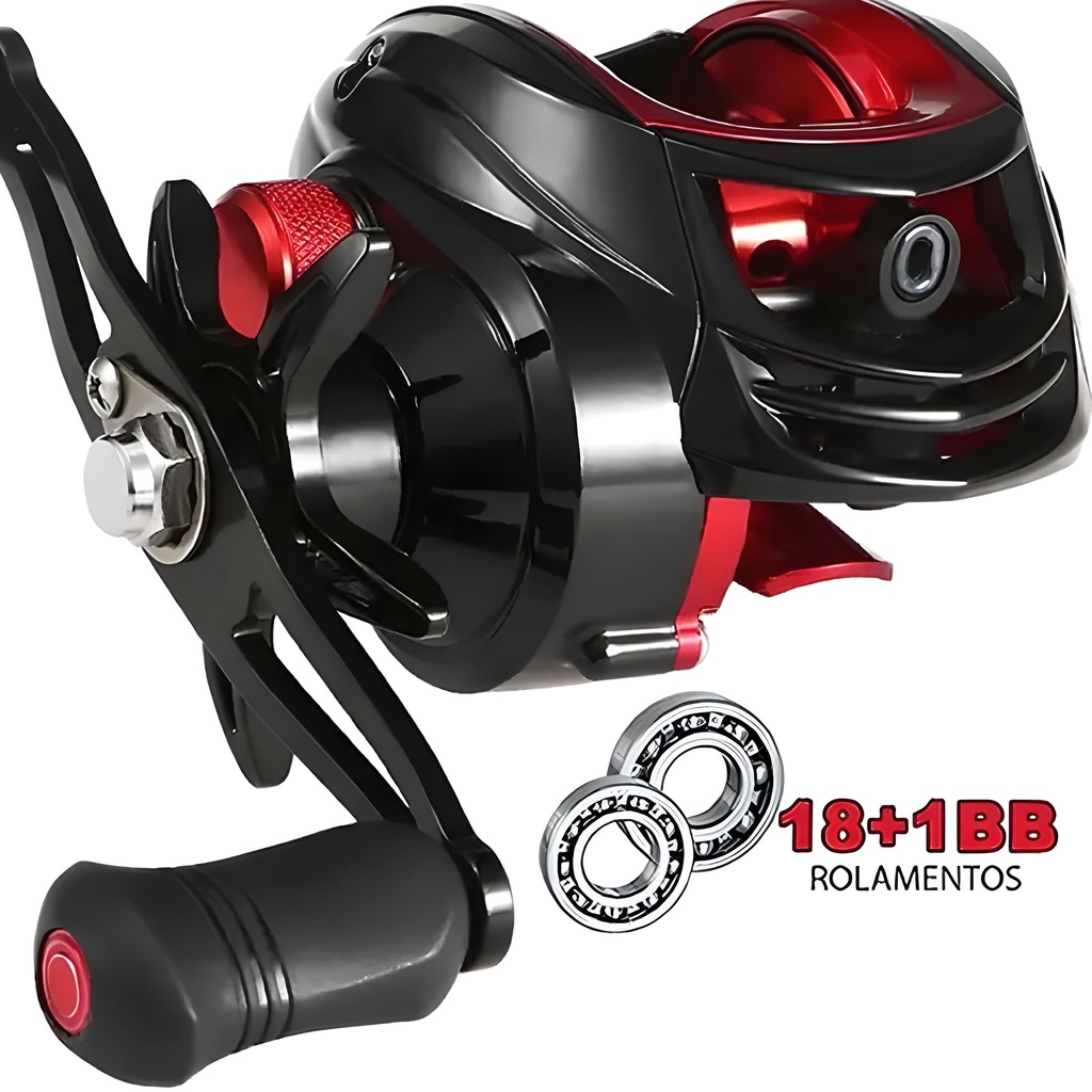 Carretilha Pesca 20 Rolamentos Fishing Real